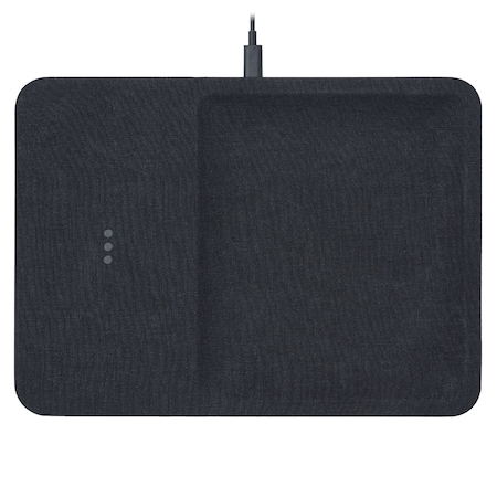 Courant Catch:3 Essentials Wireless Charging Pad, Charcoal CR-C3-ES-BK